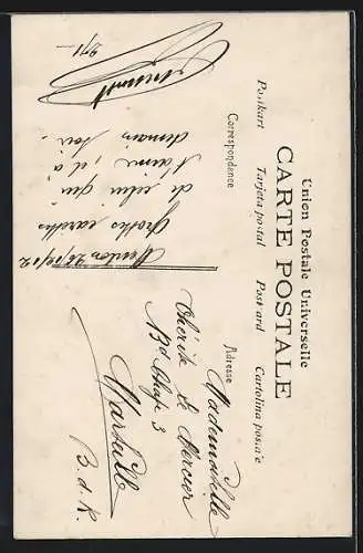 AK Junger Mann wirft einen Brief ein