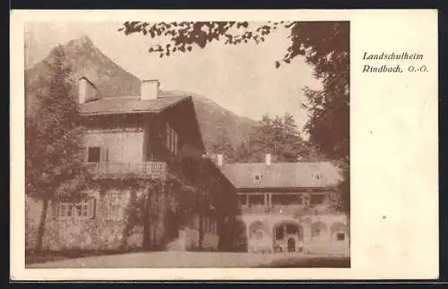 AK Ebensee am Traunsee, Landschulheim Rindbach