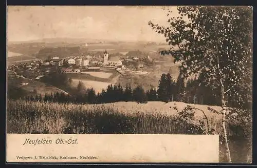 AK Neufelden, Teilansicht mit Kirche