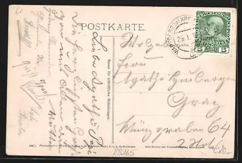 AK Wartberg /Krems, Innenansicht der Kirche, Ortsansicht, Strassenpartie, Pfarrer