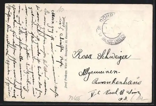 AK Rohrbach /Ob.-Oe., Teilansicht mit Kirche