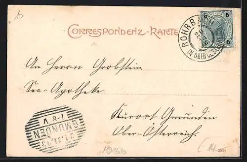 AK Rohrbach, Ringplatz mit Geschäft von Franz Gintenreiter