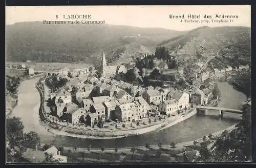 AK Laroche, Panorama vu de Courmont