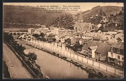 AK La Roche en Ardenne, Vue panoramique