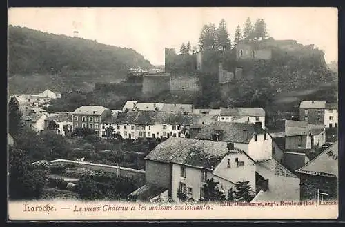 AK Laroche, Le vieux Château et les maisons avoisinantes