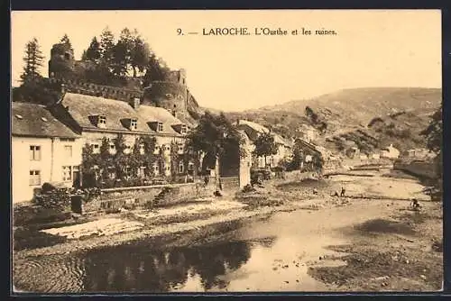 AK Laroche, L`Ourthe et les ruines