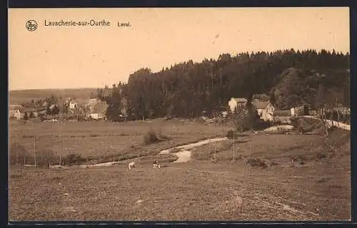 AK Lavacherie-sur-Ourthe, Vue générale, Laval