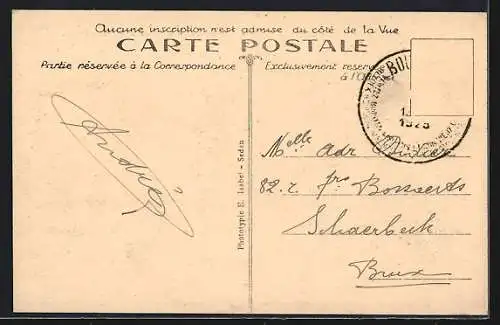 AK Bouillon, Vue générale, prise de l`ancienne Route de France