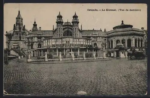 AK Ostende, Le Kursaal, Vue de derrière