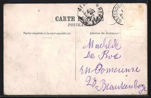 AK Ostende, Le Kursaal, Vue de derrière