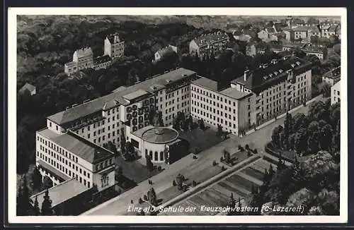 AK Linz a. D., Schule der Kreuzschwestern, Lazarett