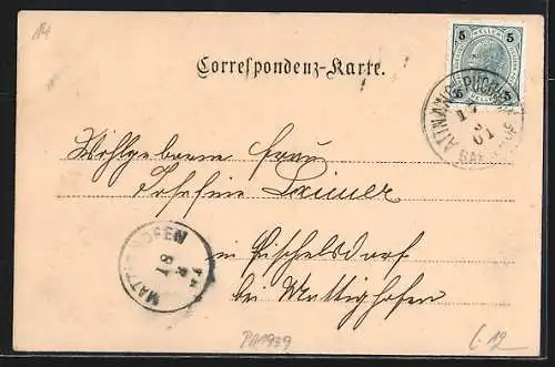 AK Attnang, Teilansicht mit Kirche