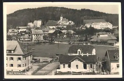 AK Alt-Attnang, Teilansicht mit Kirche