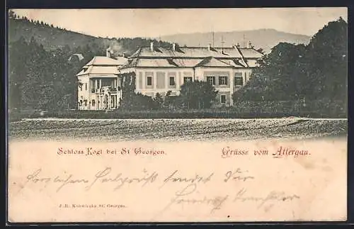 AK St. Georgen, Attergau, Schloss Kogl