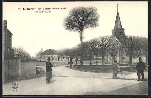AK Saint-Germain-des-Bois, Place de l`Église