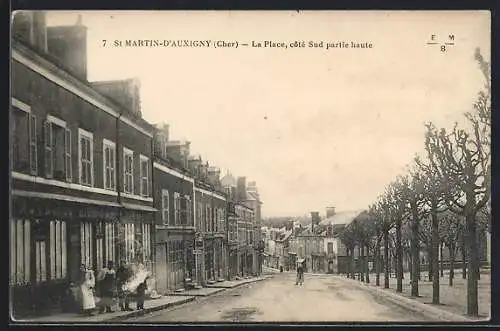 AK St Martin-d`Auxigny, La Place, côté Sud partie haute