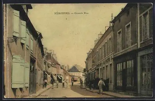 AK Nérondes, Grande Rue