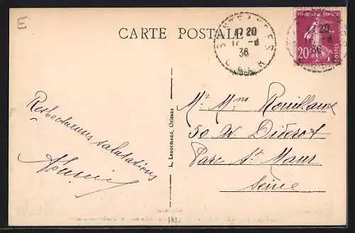 AK Santranges, Entrée du Pays, Route de Beaulieu et Chatillon-sur-Loire