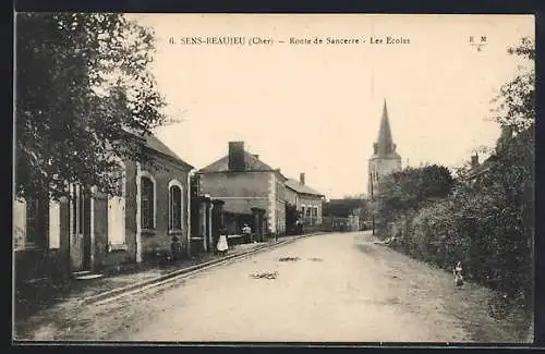 AK Sens-Beaujeu, Route de Sancerre, Les Écoles