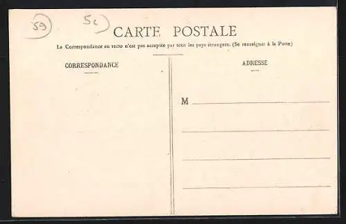 AK Sancoins, Avenue de la Gare avec calèche et arbres alignés