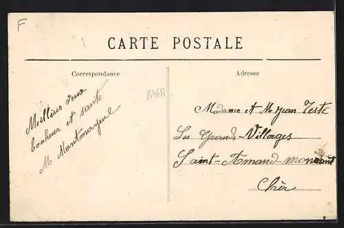 AK Sancoins, Rue de Nevers et le Nouvel Hôtel des Postes