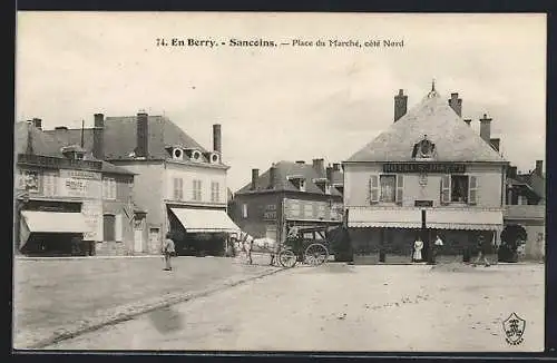 AK Sancoins, Place du Marché, côté Nord