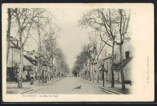 AK St-Florent, La Rue du Cimetière