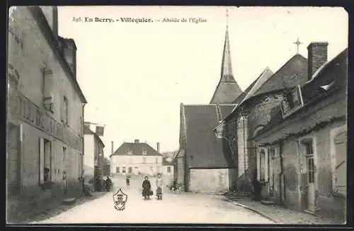 AK Villequier, Abside de l`église