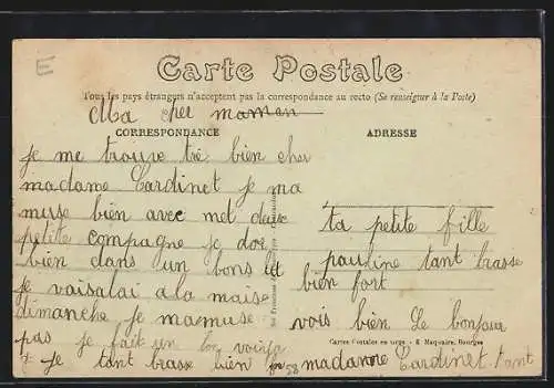 AK St-Florent, Rue de la Gare avec commerces et passants