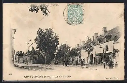 AK Saint-Florent, La Rue du Cher