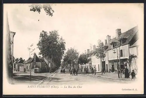 AK Saint-Florent, La Rue du Cher