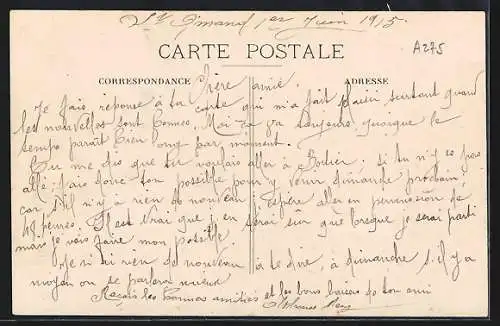 AK Saint-Amand-Montrond, Groupe Scolaire et clôture en fer forgé