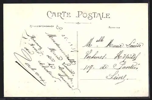 AK Avord, Vue Générale du camp côté ouest avec charrette et avion