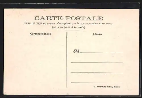 AK Neuvy-deux-Clochers, École Communale en Berry