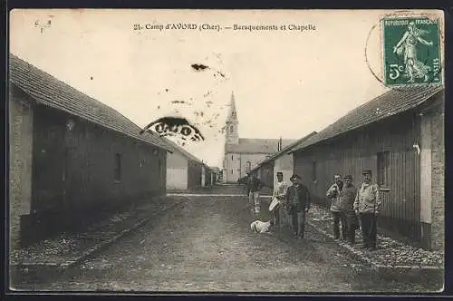 AK Avord, Baraquements et Chapelle