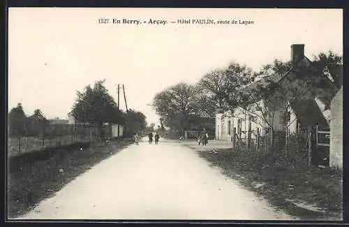 AK Arcay, Hôtel Paulin, route de Lapan