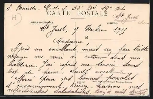 AK St-Just, Le Bureau de Poste