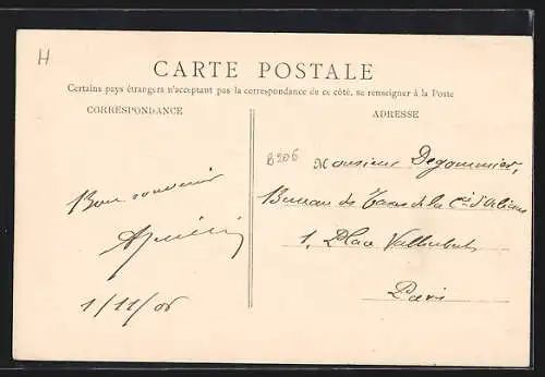 AK Saint-Florent-sur-Cher, La Grande-Rue avec le Café du Commerce