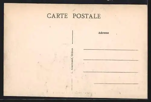 AK Bourges, Grand Bar Carnot avec voiture et passants