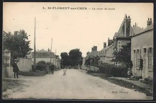 AK St-Florent-sur-Cher, La route de Levet