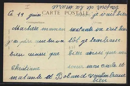 AK Saulzais-le-Potier, Route de Saint-Amand, L`École des Garcons