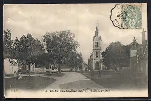 AK Soye-en-Septaine, Place de l`Église