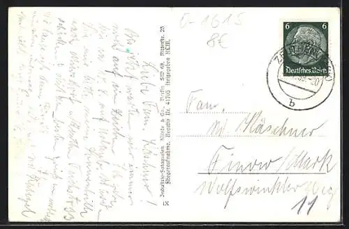 AK Zeuthen / Mark, Gesamtansicht, Luftbild