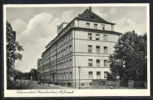 AK Schweinfurt, Blick auf Krankenhaus St. Joseph