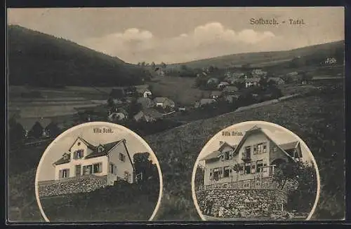 AK Solbach, Totalansicht, Villa Boek, Villa Brion