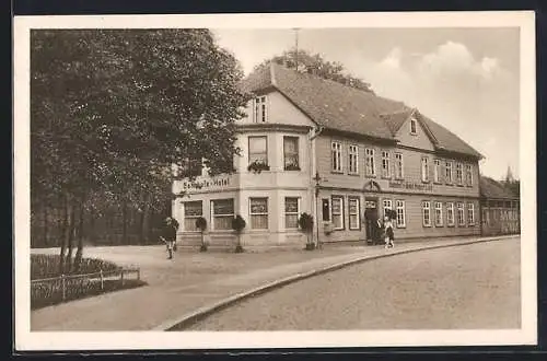 AK Osterode /Harz, Bahnhofs-Hotel von August Lüer