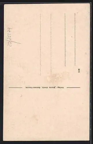 AK Fitzbek, Strassenpartie, Häuser am Wasser, am Ortrand