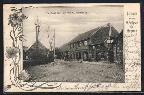 AK Dolgen bei Sehnde, Gasthaus zur Post von C. Haarstrich