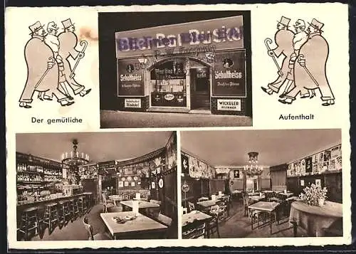 AK Berlin-Charlottenburg, Gasthof und Bier-Bar Buske, Augsburger Strasse 39