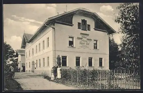 AK Salzburg, Parsch, Gasthof Aigner-Hof, Bes. Johann Widauer